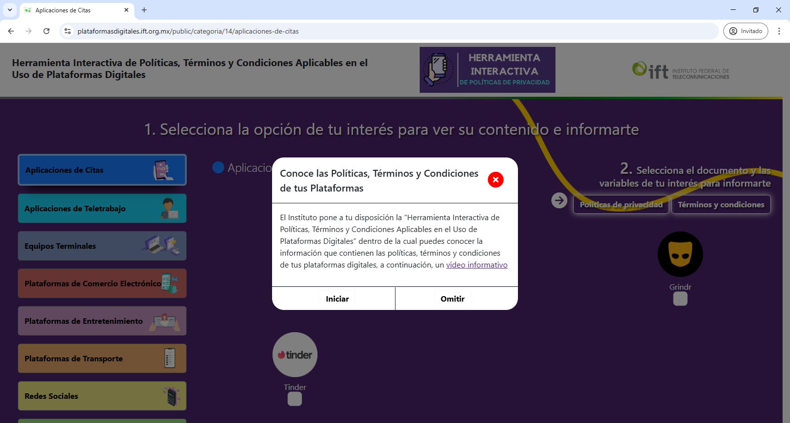 Plataforma Digital IFT